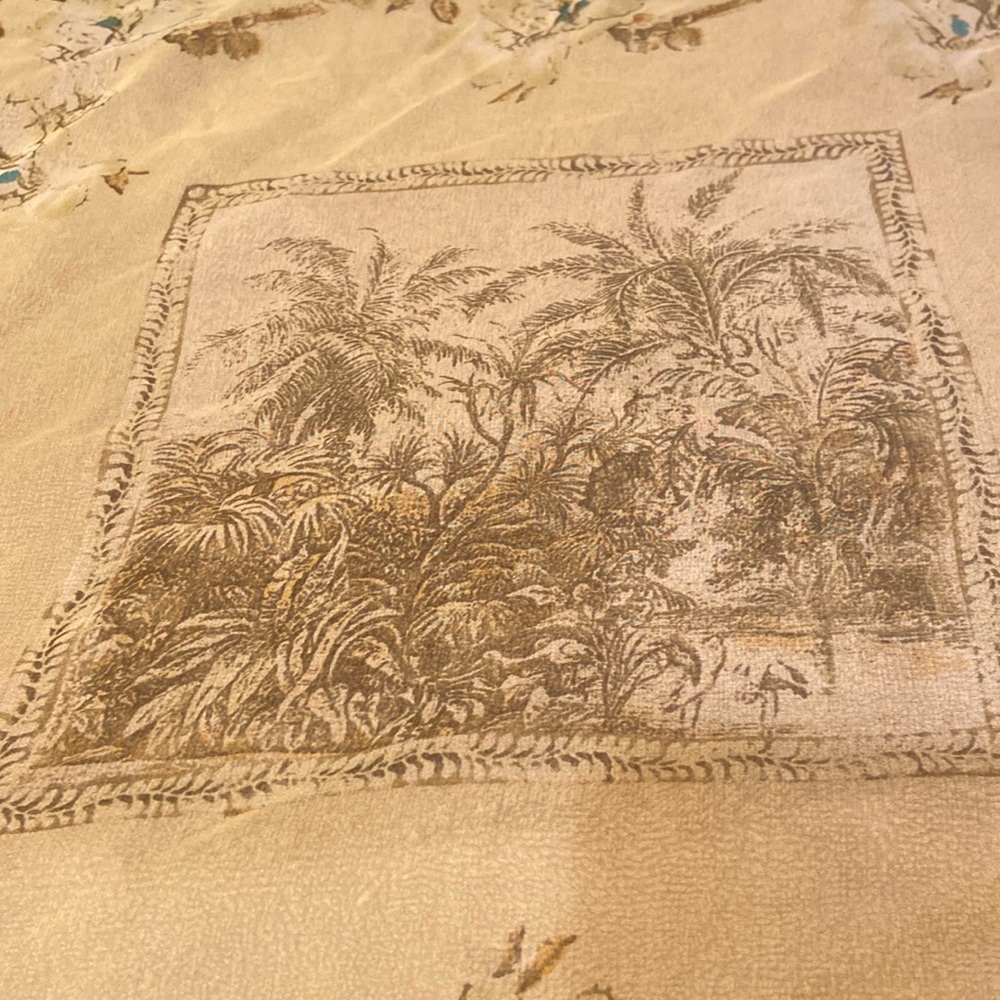 Silk Chiffon Carlisle square scarf
